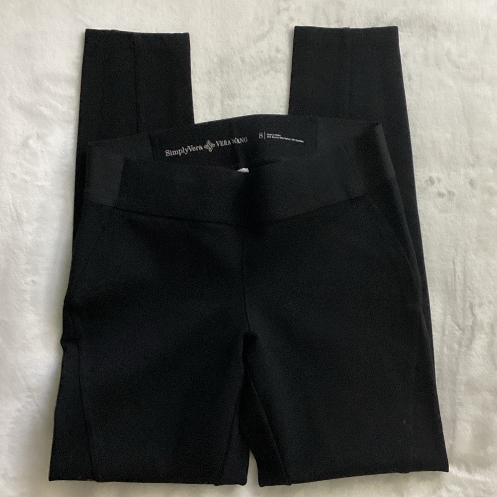 Simply Vera Vera Wang Black Leggings
